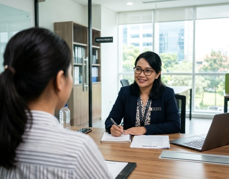 gambar orang interview dengan metode slow hiring