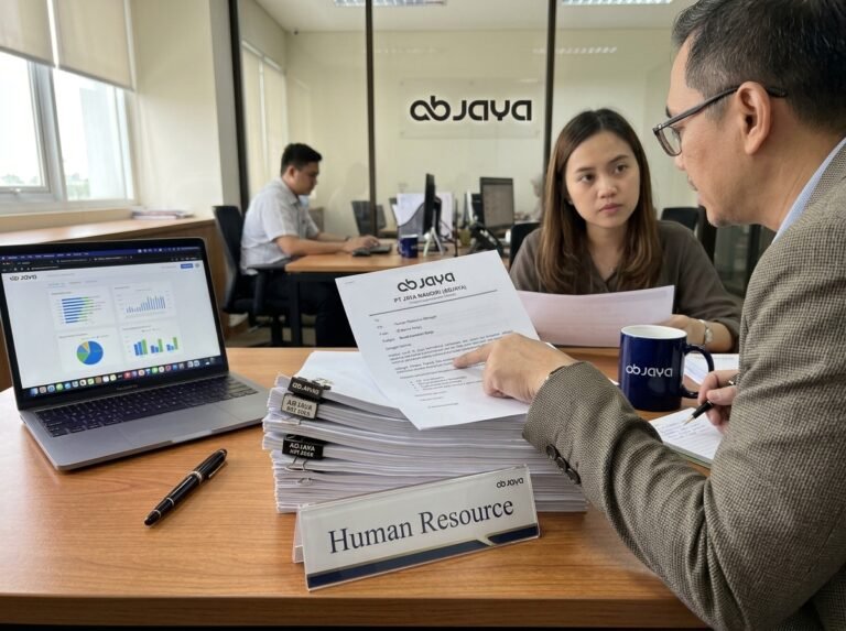 gambar karyawan yang sedang konsultasi dengan HRD