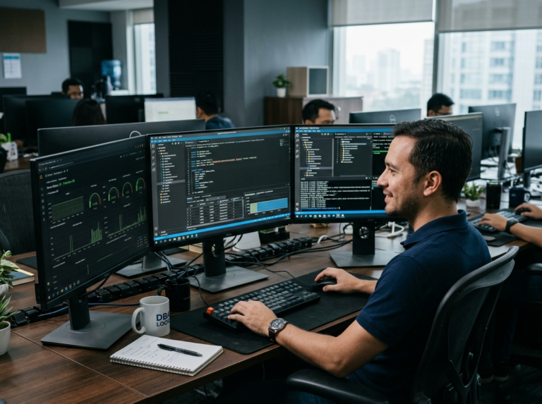 gambar seorang database administrator
