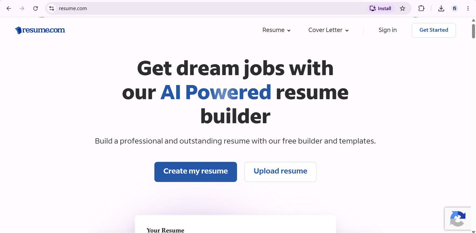 cv ats friendly di resume com